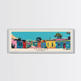 Tembisa, South Africa Panoramic Canvas Print, Tembisa, South Africa Painting, South Africa Art, Tembisa Travel Poster, Travel Art, Guest Room Painting