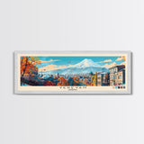 Yerevan, Armenia Panoramic Canvas Print, Yerevan, Armenia Painting, Armenia Art, Yerevan Travel Poster, Travel Art, Guest Room Painting