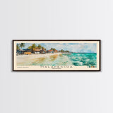 Malapascua, Philippines Watercolor Beach Print, Vacation Gift, Philippines Wall Art, Beach Painting, Beach Decor, Beach Painting