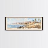 Marsa Alam, Egypt Watercolor Print, Vacation Gift, Egypt Wall Art, Beach Painting, Beach Decor, Large Wall Art, Wood Frame Art