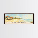 Nusa Dua Beach, Indonesia Watercolor Beach Print, Vacation Gift, Indonesia Wall Art, Beach Painting, Beach Decor, Beach Painting