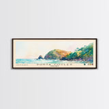 Punta Cocles, Costa Rica Watercolor Beach Print, Vacation Gift, Costa Rica Wall Art, Framed Canvas Print, Framed Beach Painting