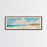 South Beach, Bahamas Watercolor Beach Print, Vacation Gift, Bahamas Wall Art, Beach Painting, Beach Decor, Beach Painting