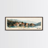 Sveti Ivan , Croatia Watercolor Beach Print, Vacation Gift, Croatia Wall Art, Framed Canvas Print, Framed Beach Painting