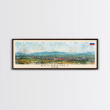 Kecskemet Hungary Wall Art, Panoramic Travel Poster, Panoramic Framed Canvas Print, City Wall Art, Wall Hanging Home Decor, Travel Art