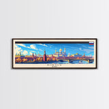 Kirov Russia Travel Art, City Art, Framed Canvas Print or Metal Wall Art, Europe Travel Poster, Panoramic Wall Art, Extra Wide Wall Art