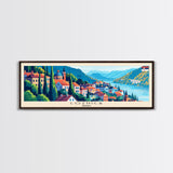 Loznica Serbia Wall Art, Panoramic Travel Poster, Panoramic Framed Canvas Print, City Wall Art, Wall Hanging Home Decor, Travel Art