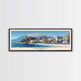 Patras Greece Travel Art, City Art, Framed Canvas Print or Metal Wall Art, Europe Travel Poster, Panoramic Wall Art, Extra Wide Wall Art