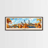 Poltava Ukraine Wall Art, Panoramic Travel Poster, Panoramic Framed Canvas Print, City Wall Art, Wall Hanging Home Decor, Travel Art