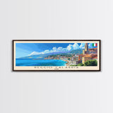 Reggio Calabria Wall Art, Panoramic Travel Poster, Panoramic Framed Canvas Print, City Wall Art, Wall Hanging Home Decor, Travel Art