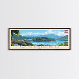 San Cristobal De la Laguna Spain Travel Art, City Art, Framed Canvas Print or Metal Wall Art, Europe Travel Poster, Panoramic Wall Art, Extra Wide Wall Art