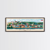 Smolensk Russia Travel Art, City Art, Framed Canvas Print or Metal Wall Art, Europe Travel Poster, Panoramic Wall Art, Extra Wide Wall Art