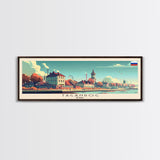 Taganrog Russia Travel Art, City Art, Framed Canvas Print or Metal Wall Art, Europe Travel Poster, Panoramic Wall Art, Extra Wide Wall Art