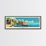 Taranto Italy Travel Art, City Art, Framed Canvas Print or Metal Wall Art, Europe Travel Poster, Panoramic Wall Art, Extra Wide Wall Art