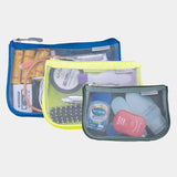 Set of 3 Assorted Piped Pouches by Travelon (43108)