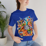 "I Travel for The Food" full color T-shirt