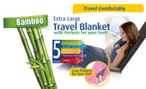 Bamboo Travel Blanket With Bag