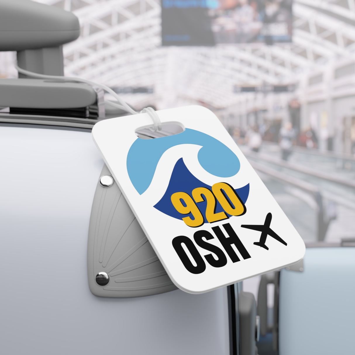 Oshkosh Wisconsin,  Airport Tag for Bags and Luggage - 920 / OSH