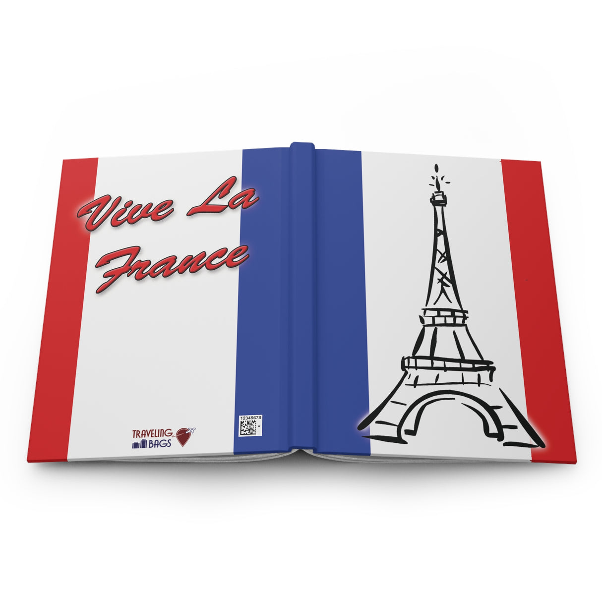 Temática de Francia Cuaderno de tapa dura