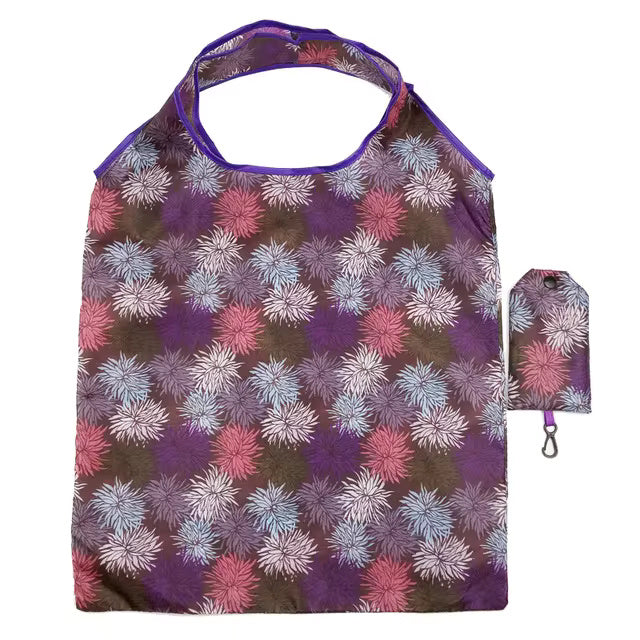 Large Foldable Packable Pocket Size Shopping Tote - Prints & Patterns