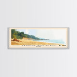 Tanjung Rhu Beach, Malasyia Watercolor Beach Print, Vacation Gift, Malasyia Wall Art, Framed Canvas Print, Framed Beach Painting