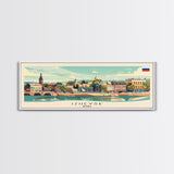 Izhevsk Russia Wall Art, Panoramic Travel Poster, Panoramic Framed Canvas Print, City Wall Art, Wall Hanging Home Decor, Travel Art