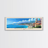 Reggio Calabria Wall Art, Panoramic Travel Poster, Panoramic Framed Canvas Print, City Wall Art, Wall Hanging Home Decor, Travel Art