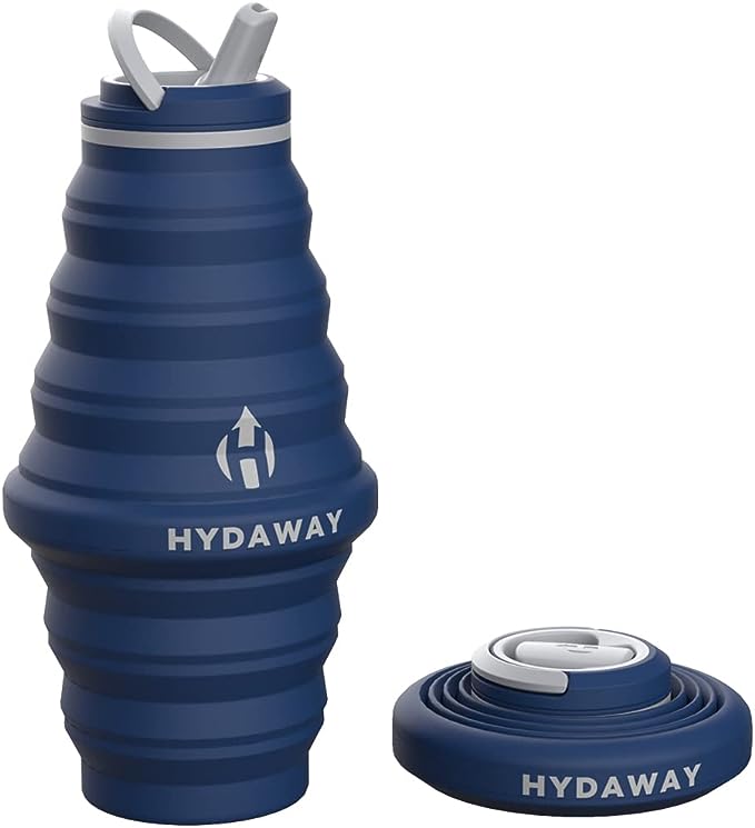 Botella de agua plegable de 25 oz de Hydaway