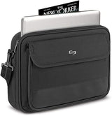 Rockefeller 15.6 Inch Laptop Slim Brief, Black, by Solo