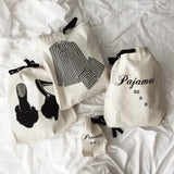 Pajamas Zzzz Travel Bag, Cream