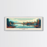 Kuopio Finland Wall Art, Panoramic Travel Poster, Panoramic Framed Canvas Print, City Wall Art, Wall Hanging Home Decor, Travel Art