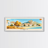 Murcia Spain Travel Art, City Art, Framed Canvas Print or Metal Wall Art, Europe Travel Poster, Panoramic Wall Art, Extra Wide Wall Art