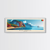 Rio Tinto Panoramic Travel Poster, Framed Canvas Print or Metal Wall Art, Travel Art, Home Decor, Panoramic Painting, Midcentury Art