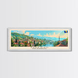 Sarajevo Bosnia Travel Art, City Art, Framed Canvas Print or Metal Wall Art, Europe Travel Poster, Panoramic Wall Art, Extra Wide Wall Art