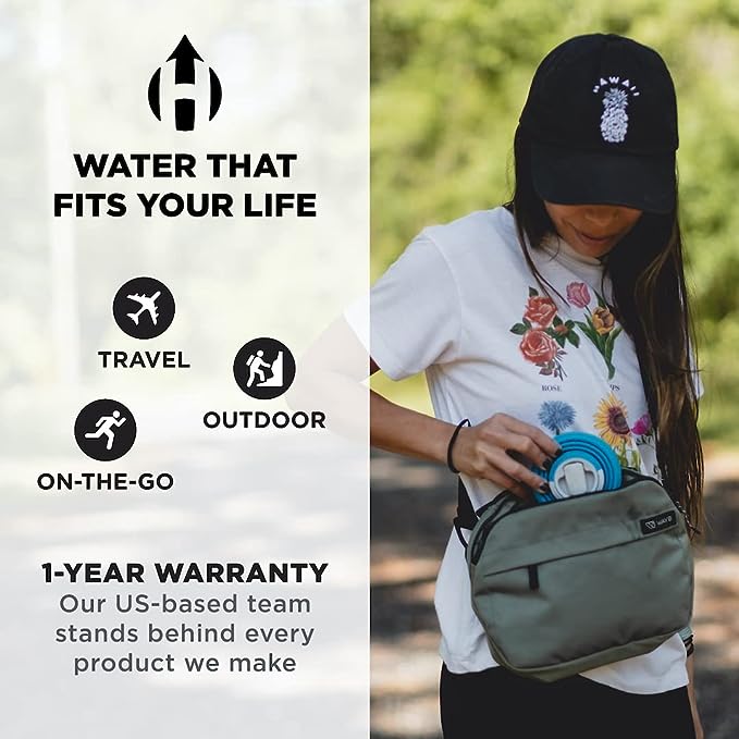 17 oz Collapsible Water Bottle by Hydaway