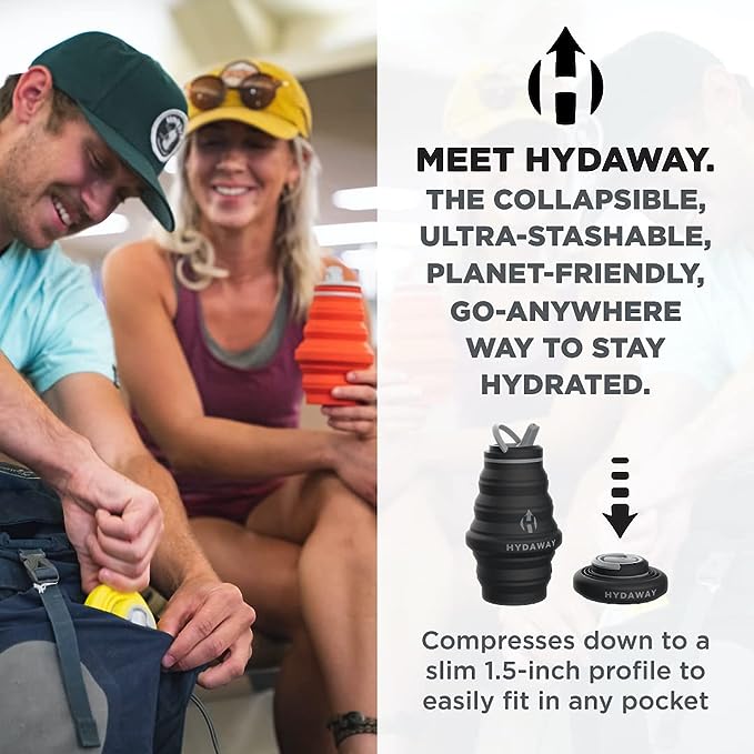 17 oz Collapsible Water Bottle by Hydaway