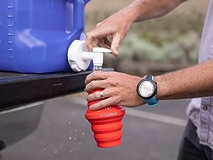 25 oz Collapsible Water Bottle by Hydaway