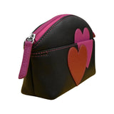 Double Heart Cosmetic Case