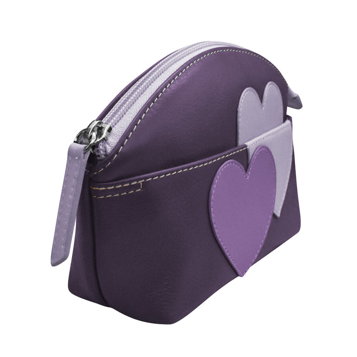 Double Heart Cosmetic Case