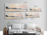 Pentle Bay, United Kingdom Watercolor Beach Print, Vacation Gift, United Kingdom Wall Art, Beach Painting, Beach Decor, Beach Painting