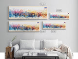 Blagoveshchensk Russia Travel Art, City Art, Framed Canvas Print or Metal Wall Art, Europe Travel Poster, Panoramic Wall Art, Extra Wide Wall Art