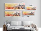 Bursa Turkey Travel Print Wall Art, Panoramic City Art, Travel Art, Wall Decor, Vacation Gift, Framed Canvas Print Or Metal Art