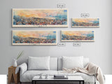 Piraeus Greece Travel Art, City Art, Framed Canvas Print or Metal Wall Art, Europe Travel Poster, Panoramic Wall Art, Extra Wide Wall Art