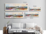 Groningen Netherlands Travel Art, City Art, Framed Canvas Print or Metal Wall Art, Europe Travel Poster, Panoramic Wall Art, Extra Wide Wall Art