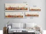 Joensuu Finland Wall Art, Panoramic Travel Poster, Panoramic Framed Canvas Print, City Wall Art, Wall Hanging Home Decor, Travel Art