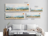 San Cristobal Dominican Republic Travel Art, City Art, Framed Canvas Print or Metal Wall Art, Europe Travel Poster, Panoramic Wall Art, Extra Wide Wall Art