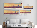 Bochum Germany Panoramic Travel Poster, Framed Canvas Print or Metal Wall Art, Travel Art, Home Decor, Panoramic Painting, Midcentury Art