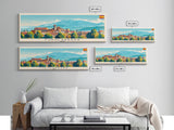 Fuenlabrada Spain Wall Art, Panoramic Travel Poster, Panoramic Framed Canvas Print, City Wall Art, Wall Hanging Home Decor, Travel Art