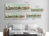 Izhevsk Russia Wall Art, Panoramic Travel Poster, Panoramic Framed Canvas Print, City Wall Art, Wall Hanging Home Decor, Travel Art