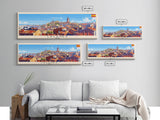 Leganes Spain Travel Print Wall Art, Panoramic City Art, Travel Art, Wall Decor, Vacation Gift, Framed Canvas Print Or Metal Art